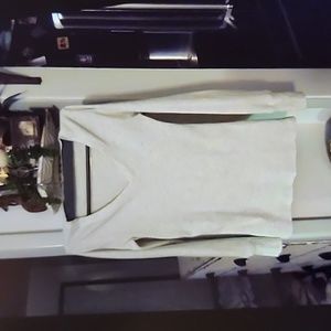 Heather Grey, V-neck, Lightweight Thermal